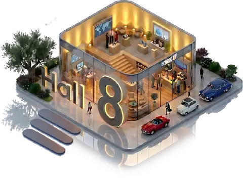 Hall 8 illustration